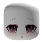 ꒰♡꒱ kawaii pink tired chibi anime face mask