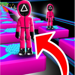 Impossible Glass Bridge Obby! (Squid Game)