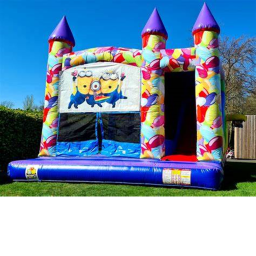 cart ride into a bouncy castle!