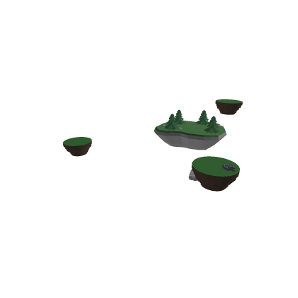 Island with water fall