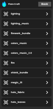 Flare Craft 3D particle editor preview 3