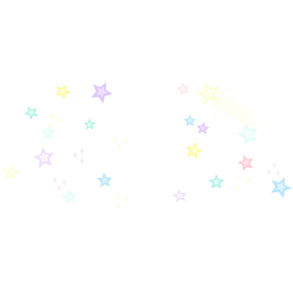 ✨ Pastel Colorful Stars Aura