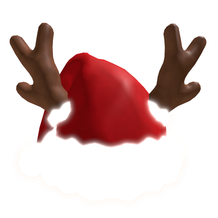 Glowing Santa Reindeer Hat [Emissive]