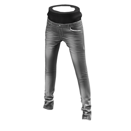 courtside - denim pants [ash] thumbnail