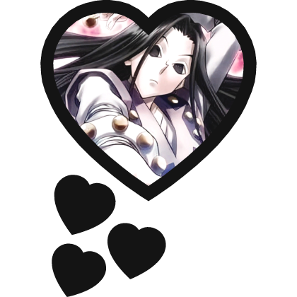 Illumi Zoldyck Thinking Hearts Hunter X Hunter