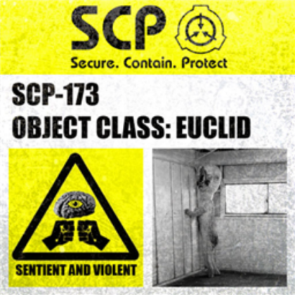 SCP-173 sign Roblox decal