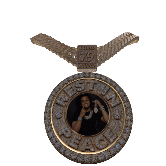 R.I.P. BloodHound Q50 Iced Out Chain (4.0)