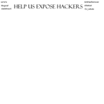Expose Hackers Here
