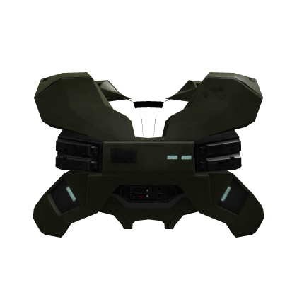 Augmented Soldier's "Sunder" Olive Chestplate