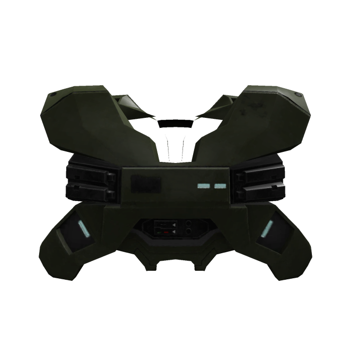 Augmented Soldier's "Sunder" Olive Chestplate