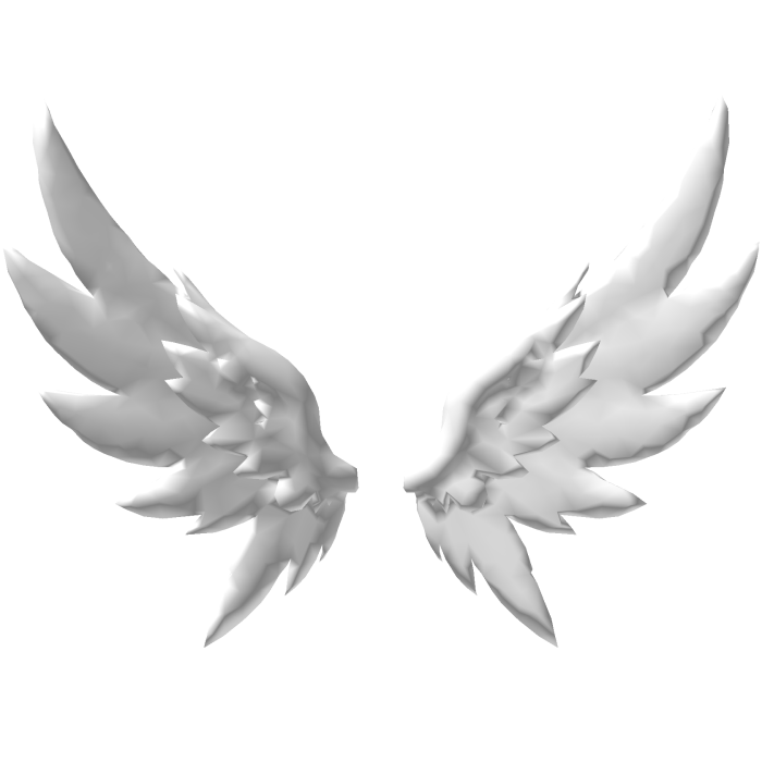 Big White Angel Wings
