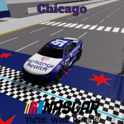 NASCAR Three Wide Racing- Chicago (Street Course)