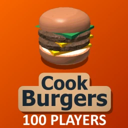 Cook Burgers, but with 100 players icon