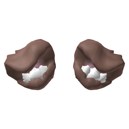 . ‿ ♡ fluffy kemono puppy big dog ears hazel Roblox item