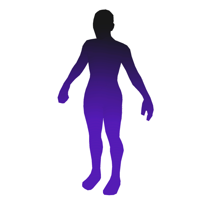 Dark Purple Gradient Outline