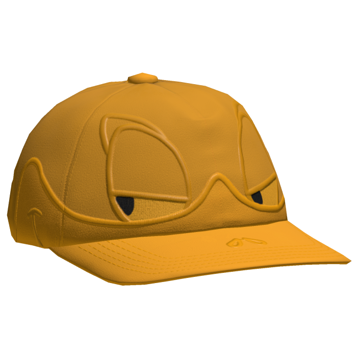 Yellow Sideswept Daffy Duck Cap