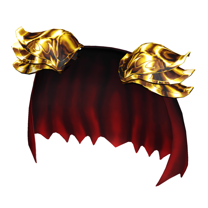 Gold and Red Cape Shoulder Holy Armor 4/5