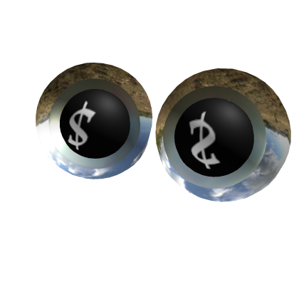 Silver Money Bubble Eyes
