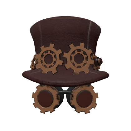 SteamPunk Gear Hat / Goggles