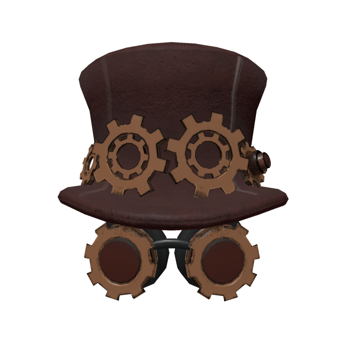 SteamPunk Gear Hat / Goggles