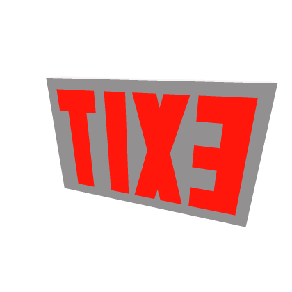 Neon EXIT Sign