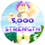 5,000 Strength Roblox badge thumbnail