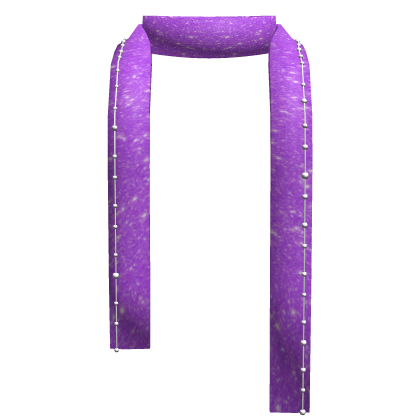 Purple Y2K Winter Scarf