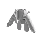 Urban Puffer White Jacket By V4R