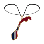 Norway Flag Chain
