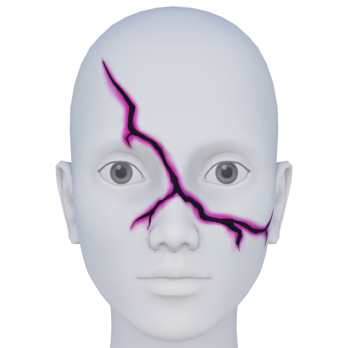 Pink Lightning Void Scar Right