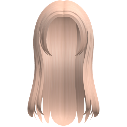 long simple sweet blonde hair Roblox item