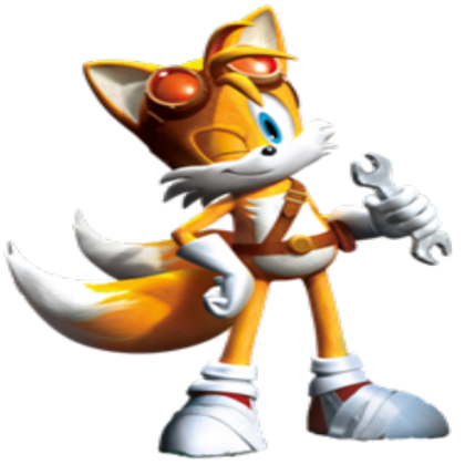 Sonic Boom: Tails The Fox (TRANSPARENT) Roblox decal