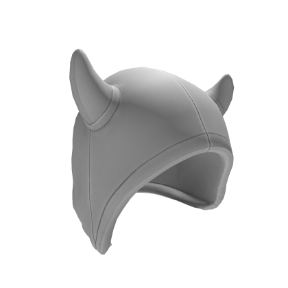 White Hood with Horns Roblox item
