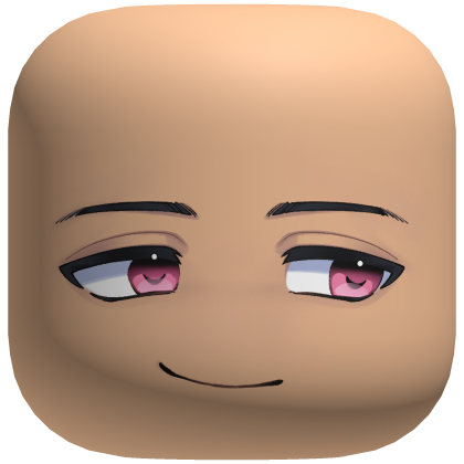 Chill Anime Boy Face (Pink) Roblox item