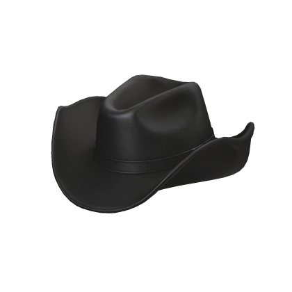 black cowboy hat