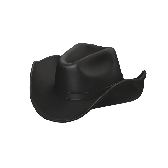 black cowboy hat
