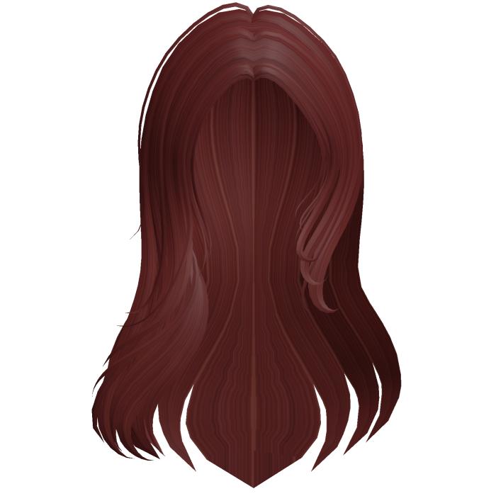 Long Soft Layered Hair (Red)
