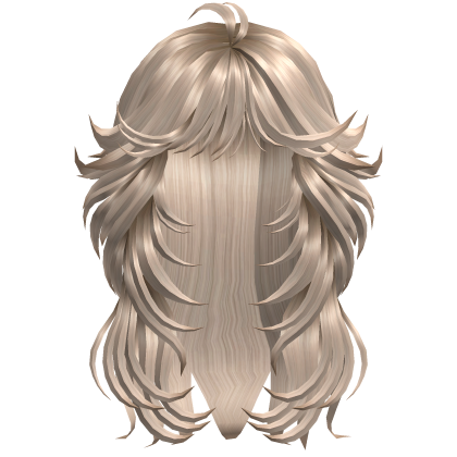 Long Feathered Layer Hair - Champagne Blonde