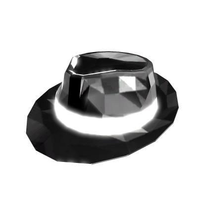 Black Sparkle Time Fedora (Emissive)