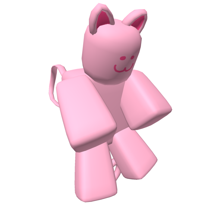 Cat Plushie Backpack [Pink] [Female]