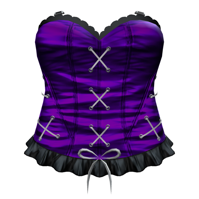 Amethyst Purple Gothic Lace-up Corset