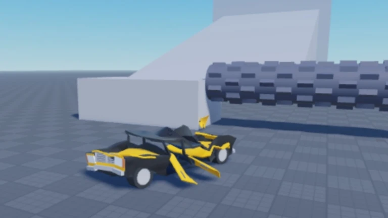 車がクラッシュする
