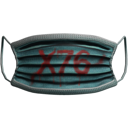 "x76" Bloody Realistic Surgeon Mask  Roblox item