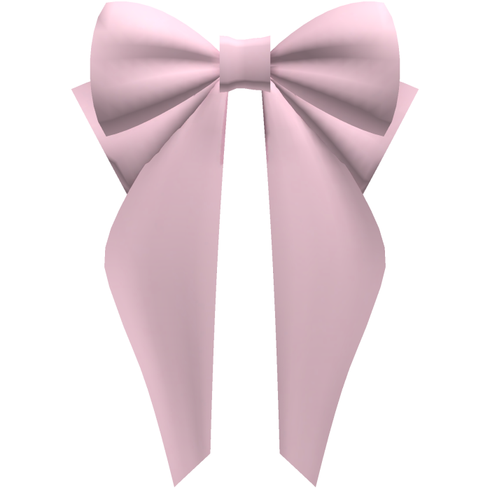 cutesy basic hair bow pink