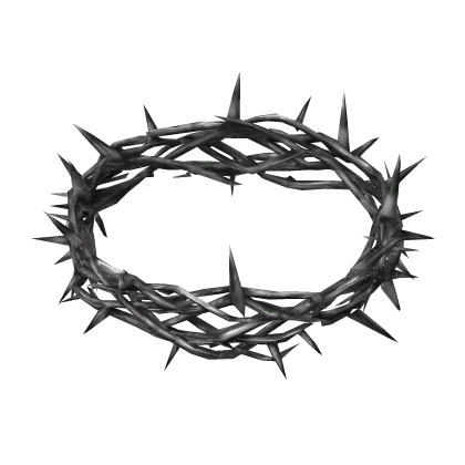 Silver Goth Thorn Crown Roblox item