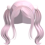 ♡ FREE : sweet pink wavy valentines pigtails