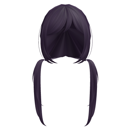 Vkei Doll Messy Anime Low Twintails in Purple Roblox item