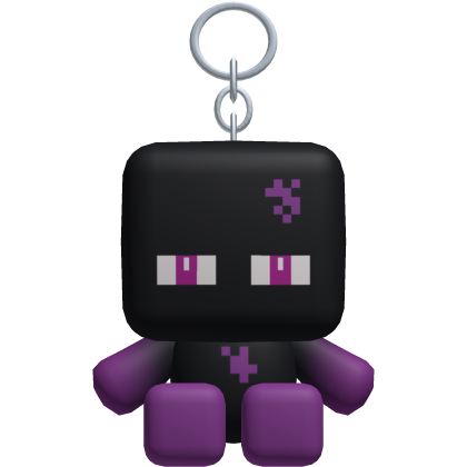 Pixel Ender Keychain