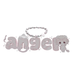 cute jumbo angel necklace ♡