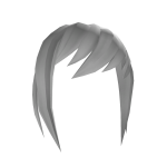 Long Bangs White